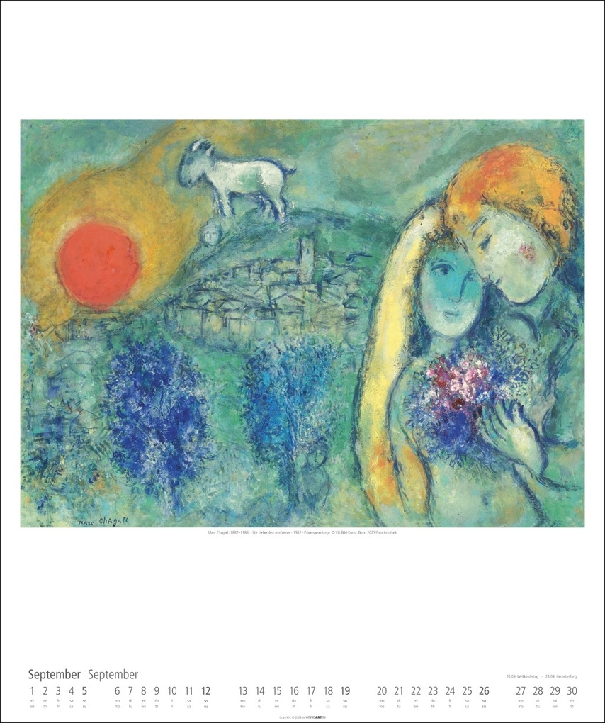 Weitere Ansicht: Marc Chagall Kalender 2027 | Marc Chagall