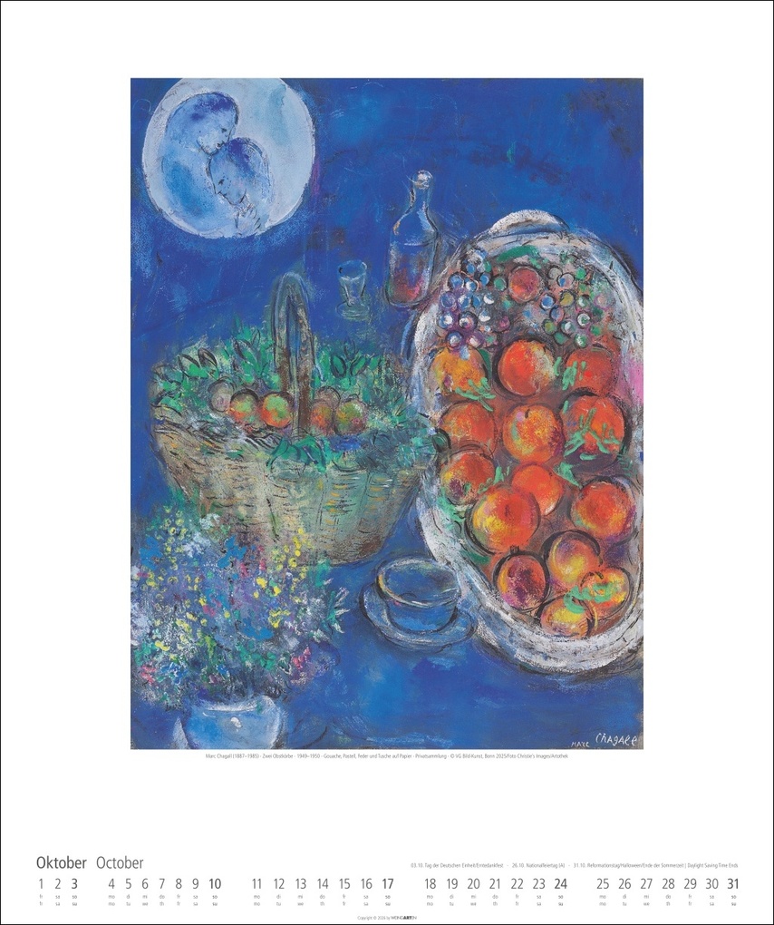 Weitere Ansicht: Marc Chagall Kalender 2027 | Marc Chagall