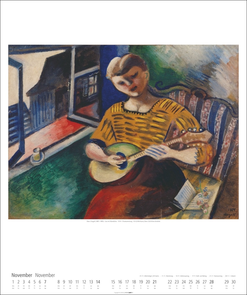 Weitere Ansicht: Marc Chagall Kalender 2027 | Marc Chagall