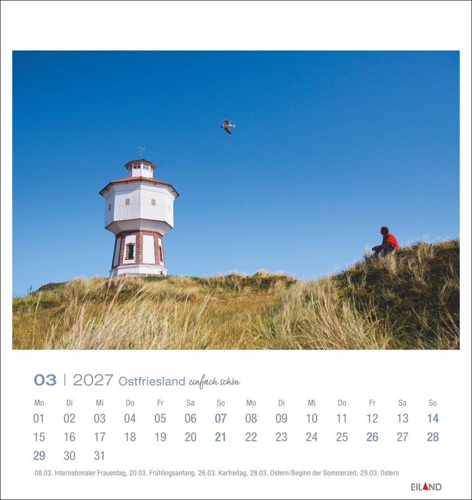 Weitere Ansicht: Ostfriesland Postkartenkalender 2027 - einfach schön
