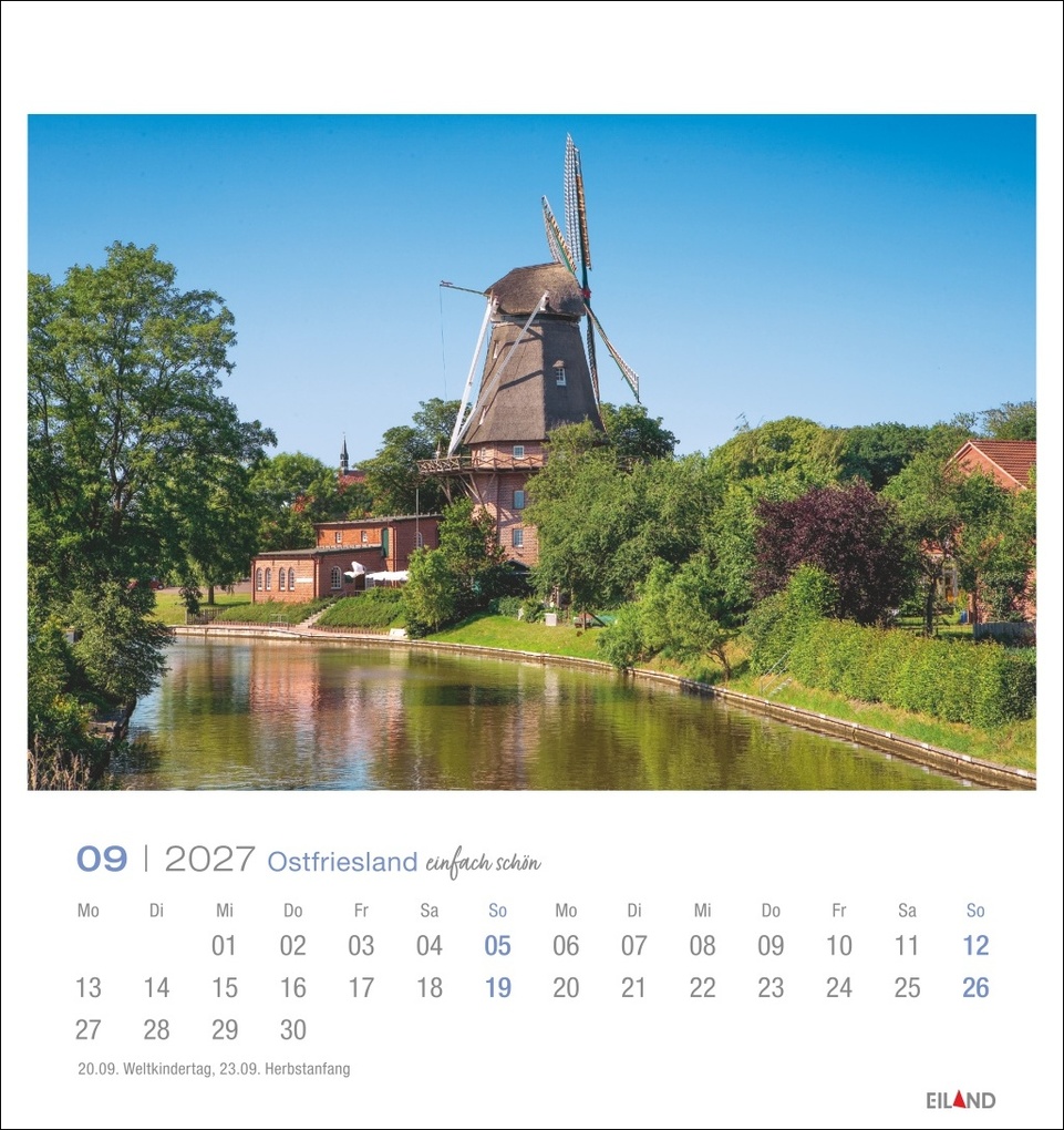 Weitere Ansicht: Ostfriesland Postkartenkalender 2027 - einfach schön