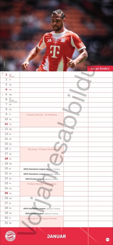 Weitere Ansicht: FC Bayern München Fanplaner 2027