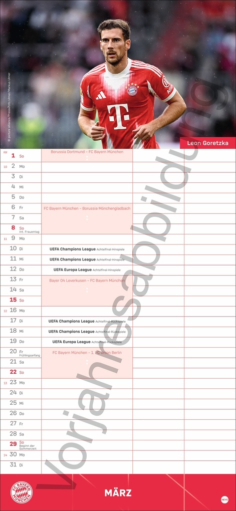 Weitere Ansicht: FC Bayern München Fanplaner 2027