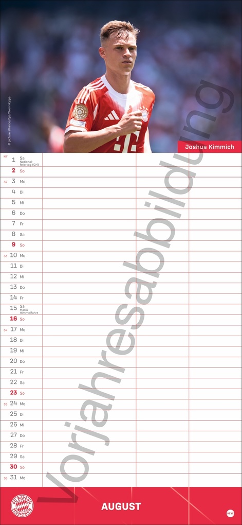 Weitere Ansicht: FC Bayern München Fanplaner 2027