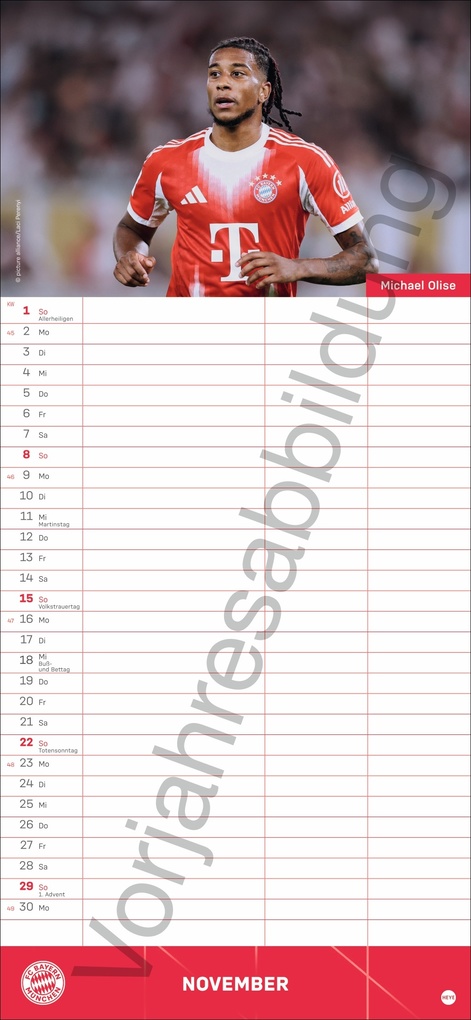 Weitere Ansicht: FC Bayern München Fanplaner 2027