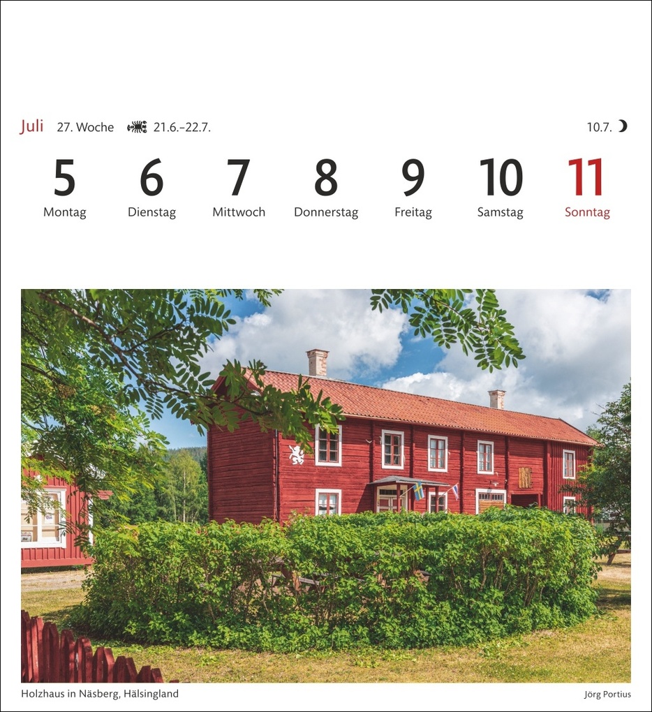 Weitere Ansicht: Schweden Sehnsuchtskalender 2027 - Wochenkalender mit 53 Postkarten