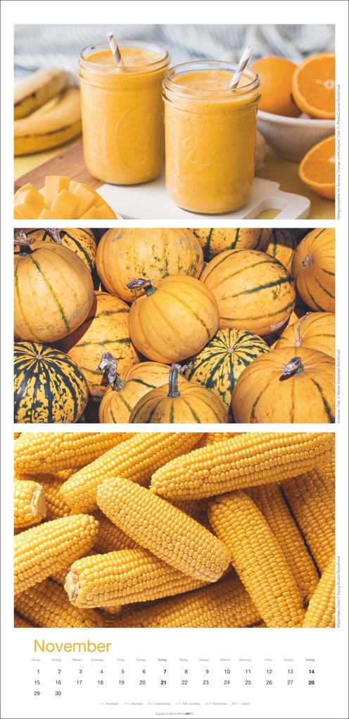 Weitere Ansicht: Colours of Food Kalender 2027