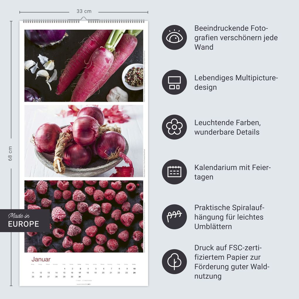 Weitere Ansicht: Colours of Food Kalender 2027
