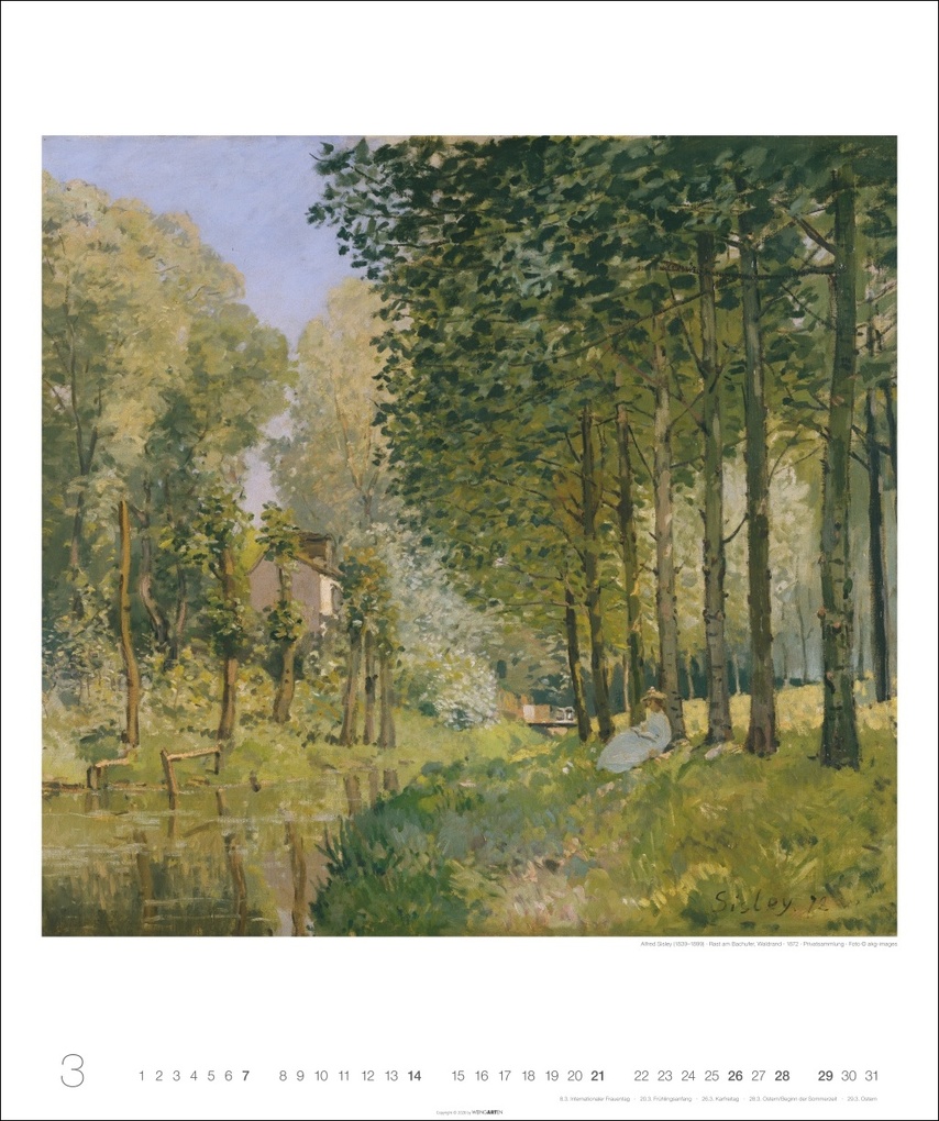 Weitere Ansicht: Die schönsten Wälder und Wiesen Kalender 2027 | Pierre Bonnard, Henri Matisse, Claude Monet