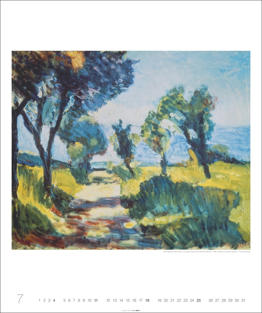 Weitere Ansicht: Die schönsten Wälder und Wiesen Kalender 2027 | Pierre Bonnard, Henri Matisse, Claude Monet