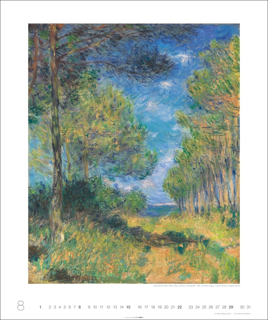 Weitere Ansicht: Die schönsten Wälder und Wiesen Kalender 2027 | Pierre Bonnard, Henri Matisse, Claude Monet
