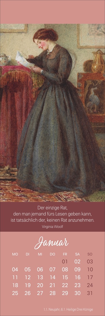 Weitere Ansicht: Frauen & Lesen Lesezeichen & Kalender 2027