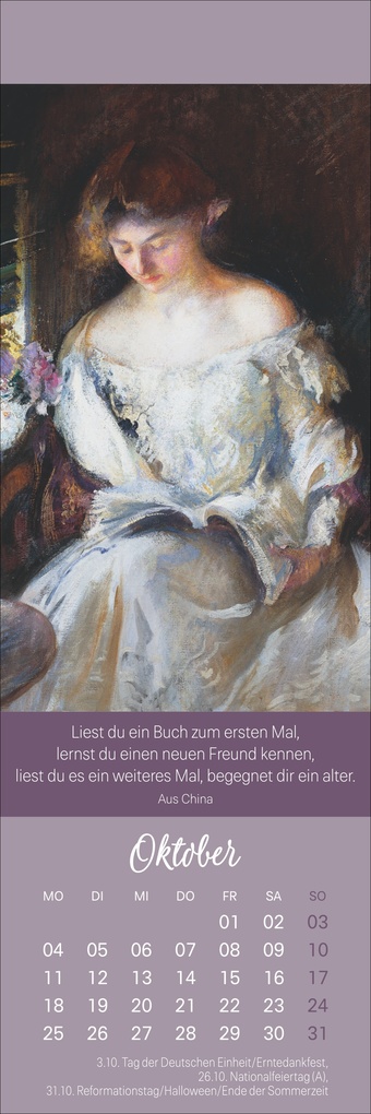 Weitere Ansicht: Frauen & Lesen Lesezeichen & Kalender 2027