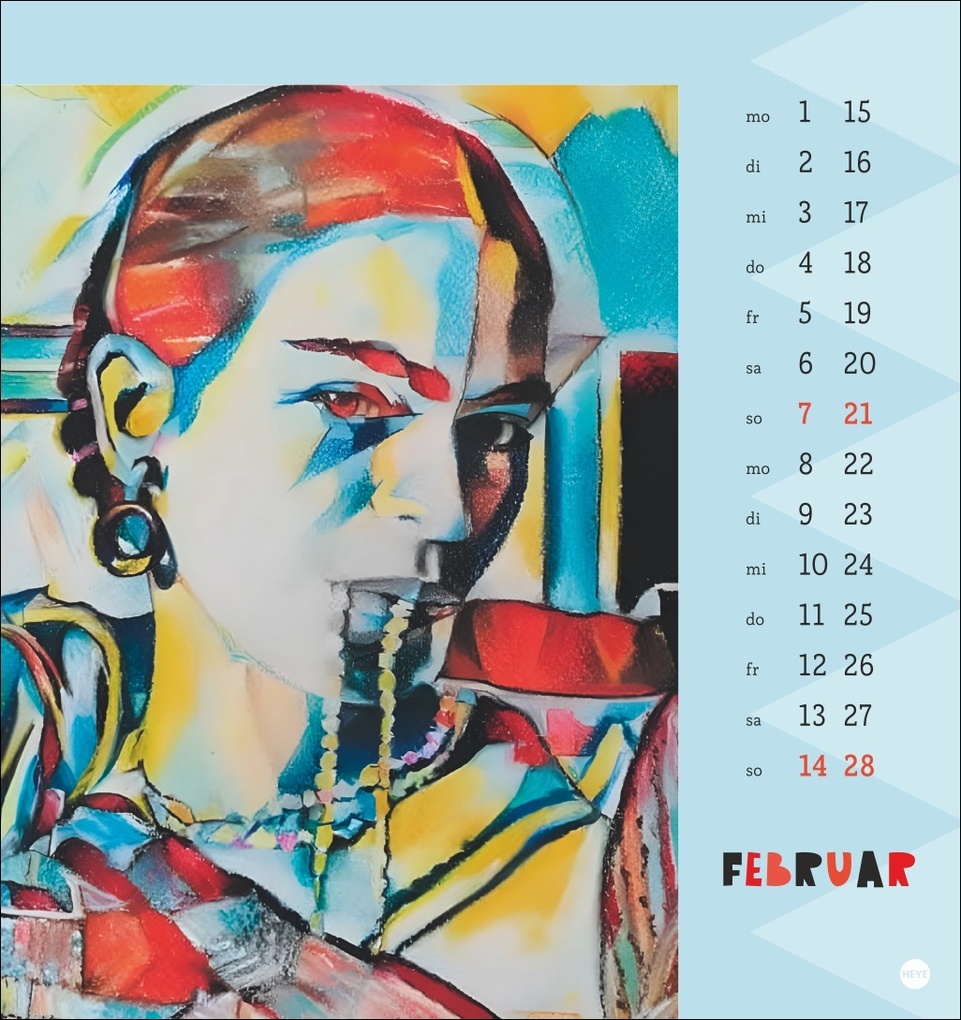 Weitere Ansicht: Frida Postkartenkalender 2027