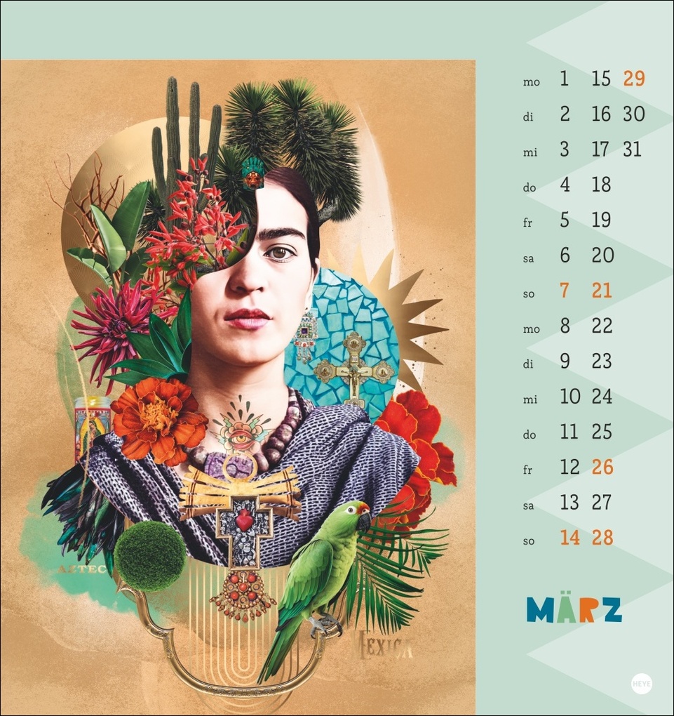 Weitere Ansicht: Frida Postkartenkalender 2027