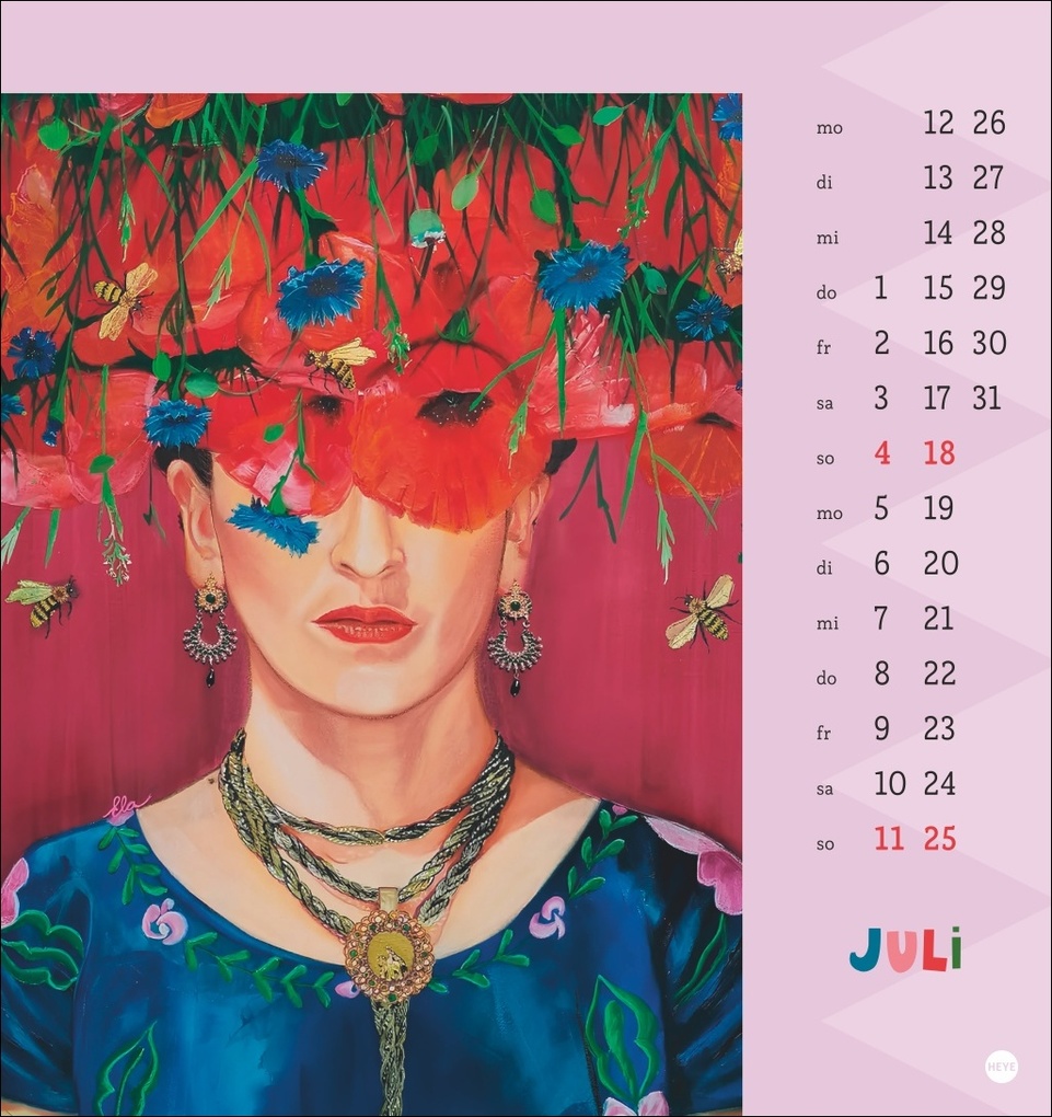 Weitere Ansicht: Frida Postkartenkalender 2027