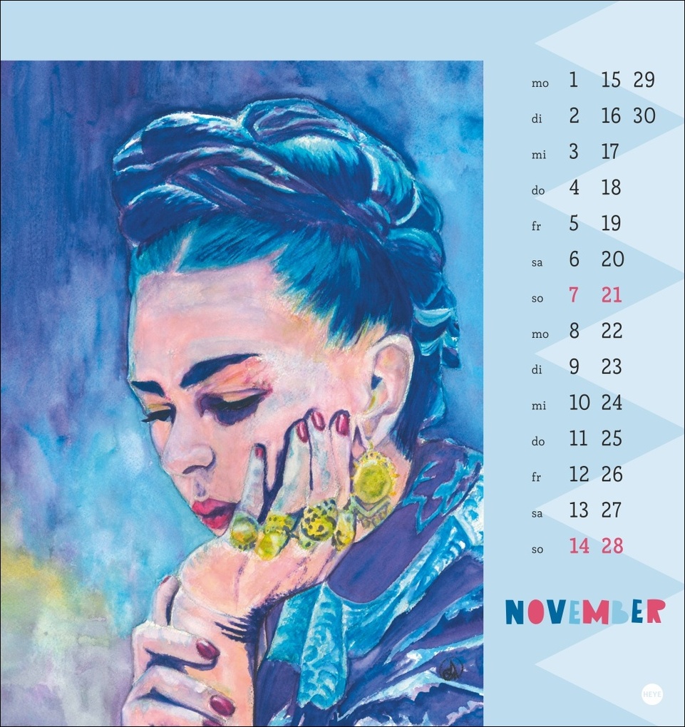 Weitere Ansicht: Frida Postkartenkalender 2027