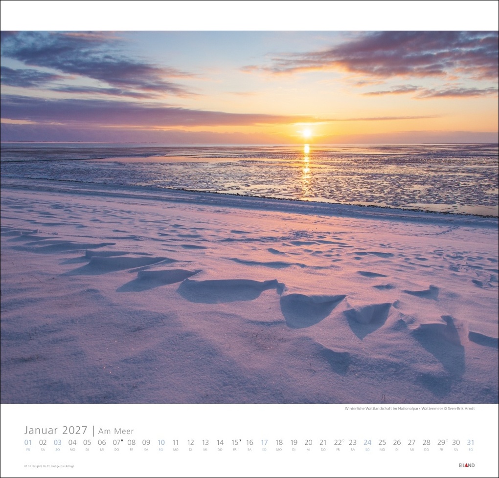 Weitere Ansicht: Am Meer Edition Kalender 2027 - Sand, Wind und Wellen | Hans Jessel