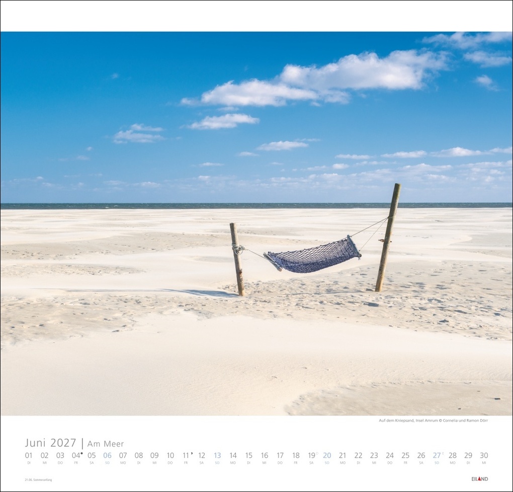 Weitere Ansicht: Am Meer Edition Kalender 2027 - Sand, Wind und Wellen | Hans Jessel