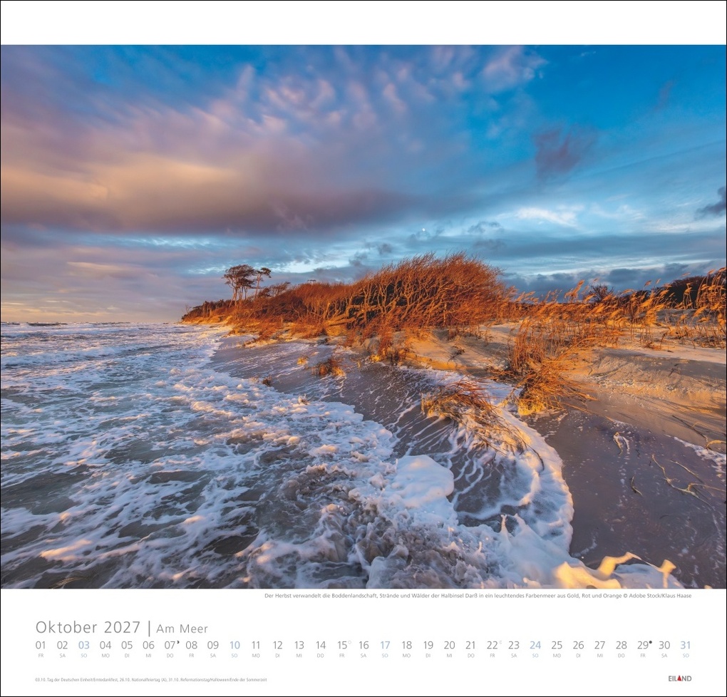 Weitere Ansicht: Am Meer Edition Kalender 2027 - Sand, Wind und Wellen | Hans Jessel