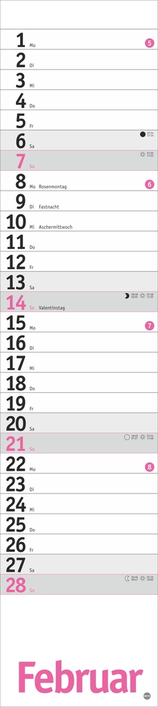 Weitere Ansicht: Langplaner, pink 2027