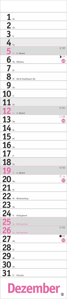 Weitere Ansicht: Langplaner, pink 2027