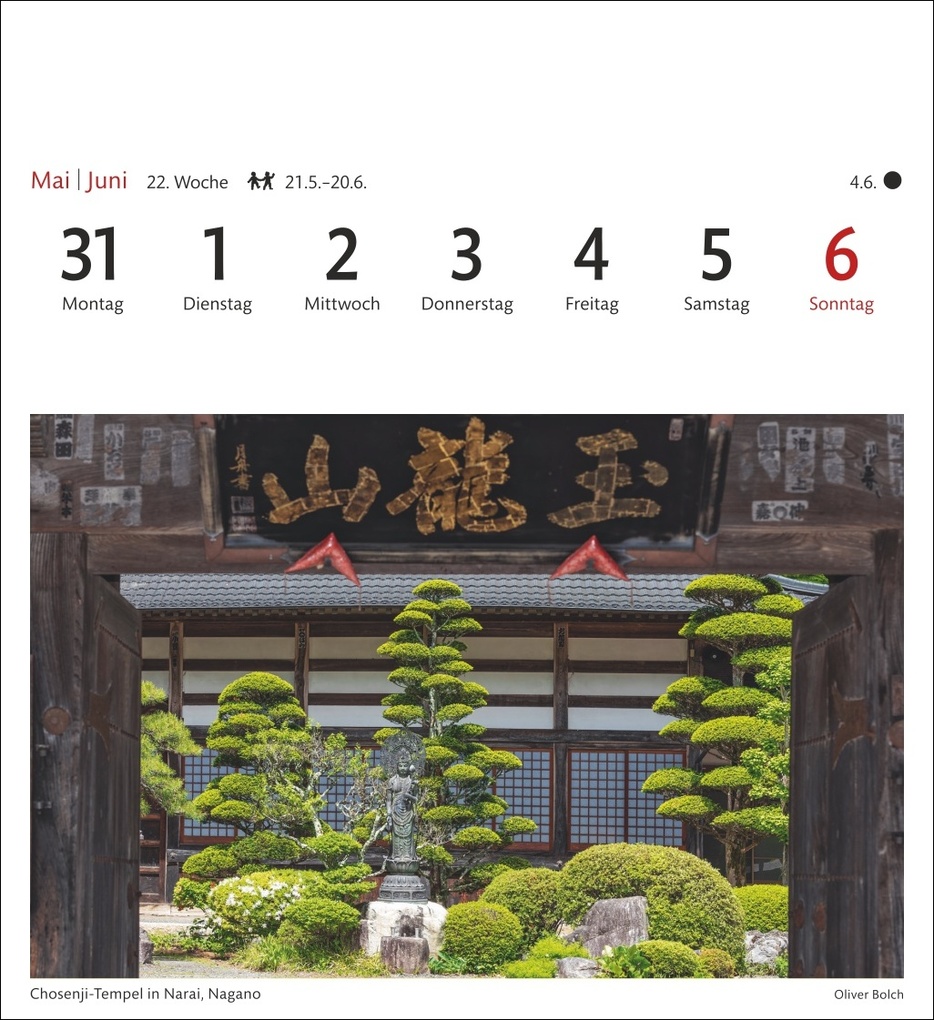 Weitere Ansicht: Japan Sehnsuchtskalender 2027 - Wochenkalender mit 53 Postkarten