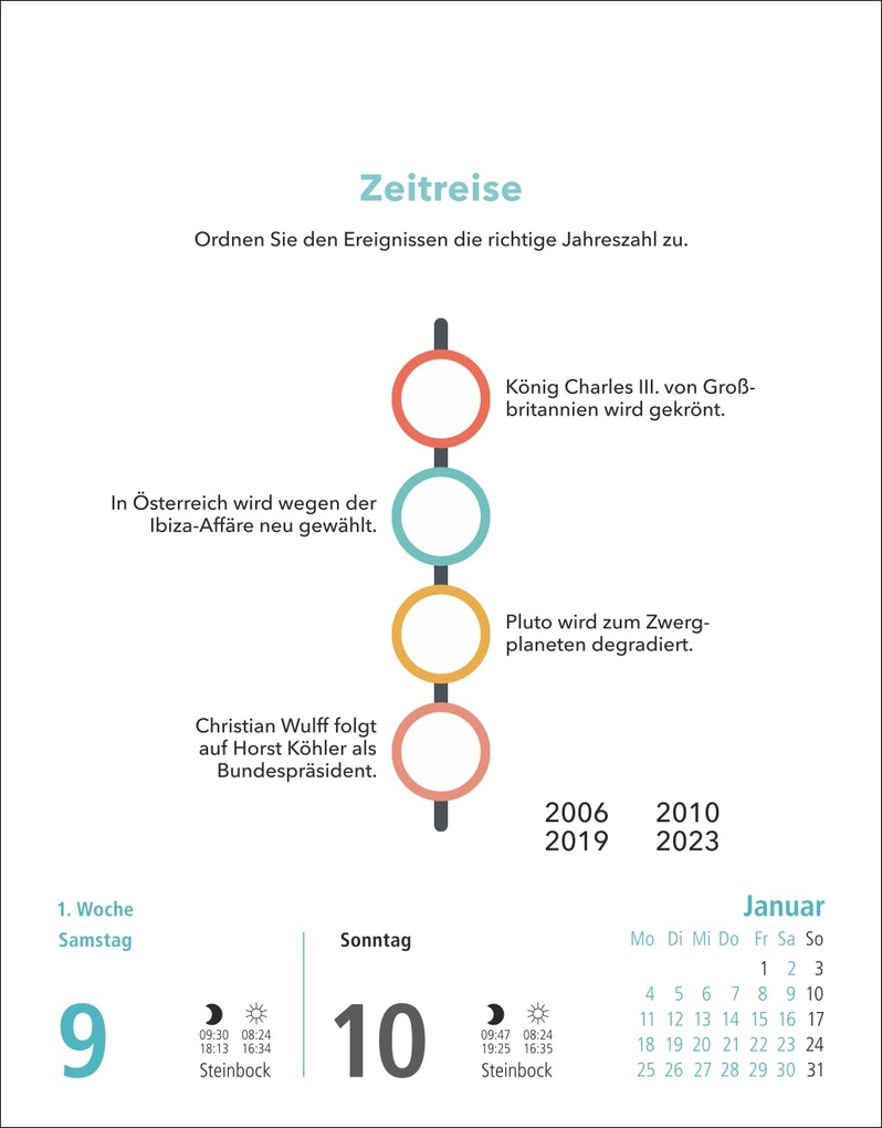 Weitere Ansicht: Stefan Heine Gehirnjogging Tagesabreißkalender 2027 | Stefan Heine