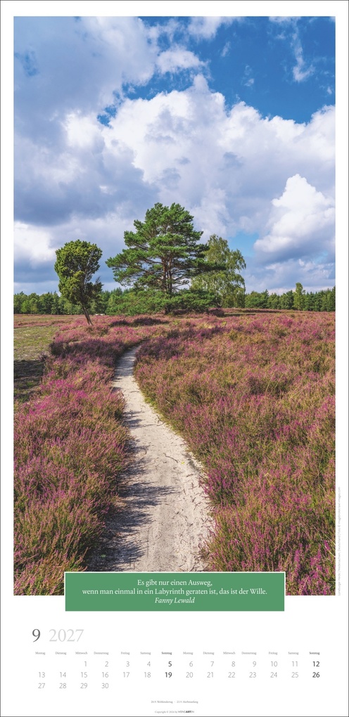 Weitere Ansicht: Traumhafte Wege Kalender 2027