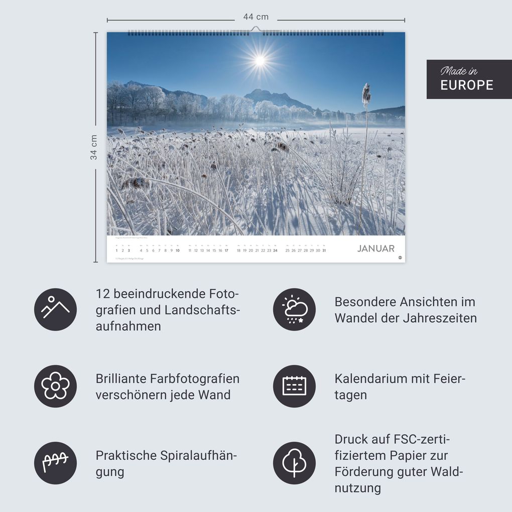 Weitere Ansicht: Seeblicke Posterkalender 2027