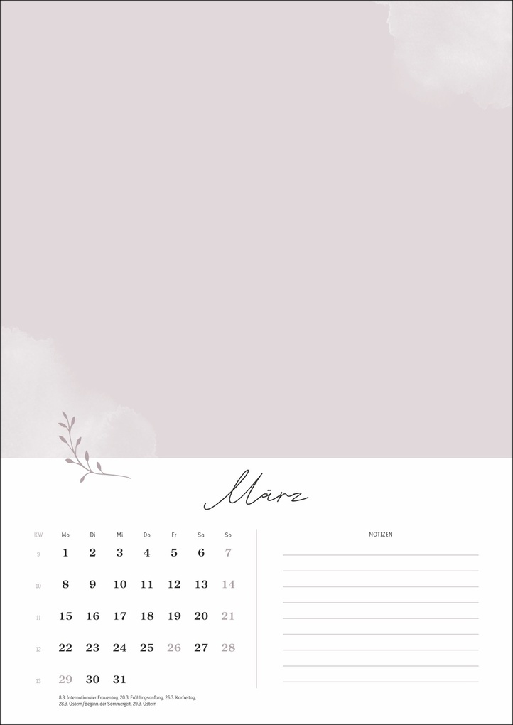 Weitere Ansicht: Kreativkalender Glücksmomente A4 2027