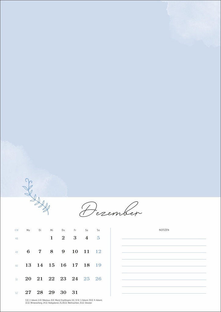 Weitere Ansicht: Kreativkalender Glücksmomente A4 2027