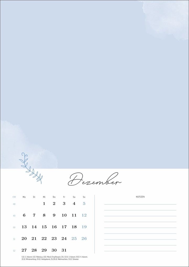 Weitere Ansicht: Kreativkalender Glücksmomente A4 2027