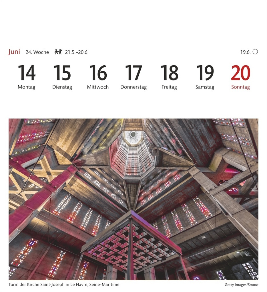 Weitere Ansicht: Bretagne & Normandie Sehnsuchtskalender 2027 - Wochenkalender mit 53 Postkarten