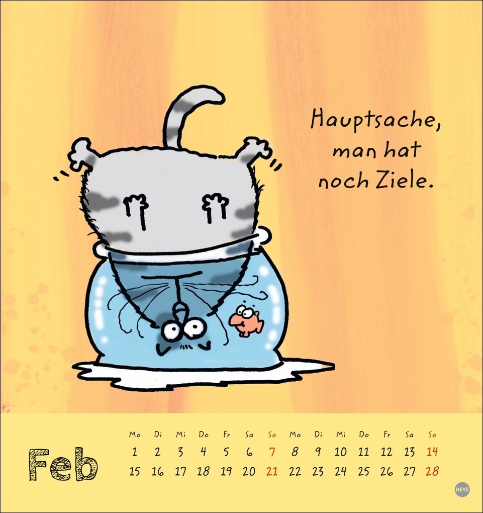 Weitere Ansicht: Catzz Postkartenkalender 2027 | Alexander Holzach