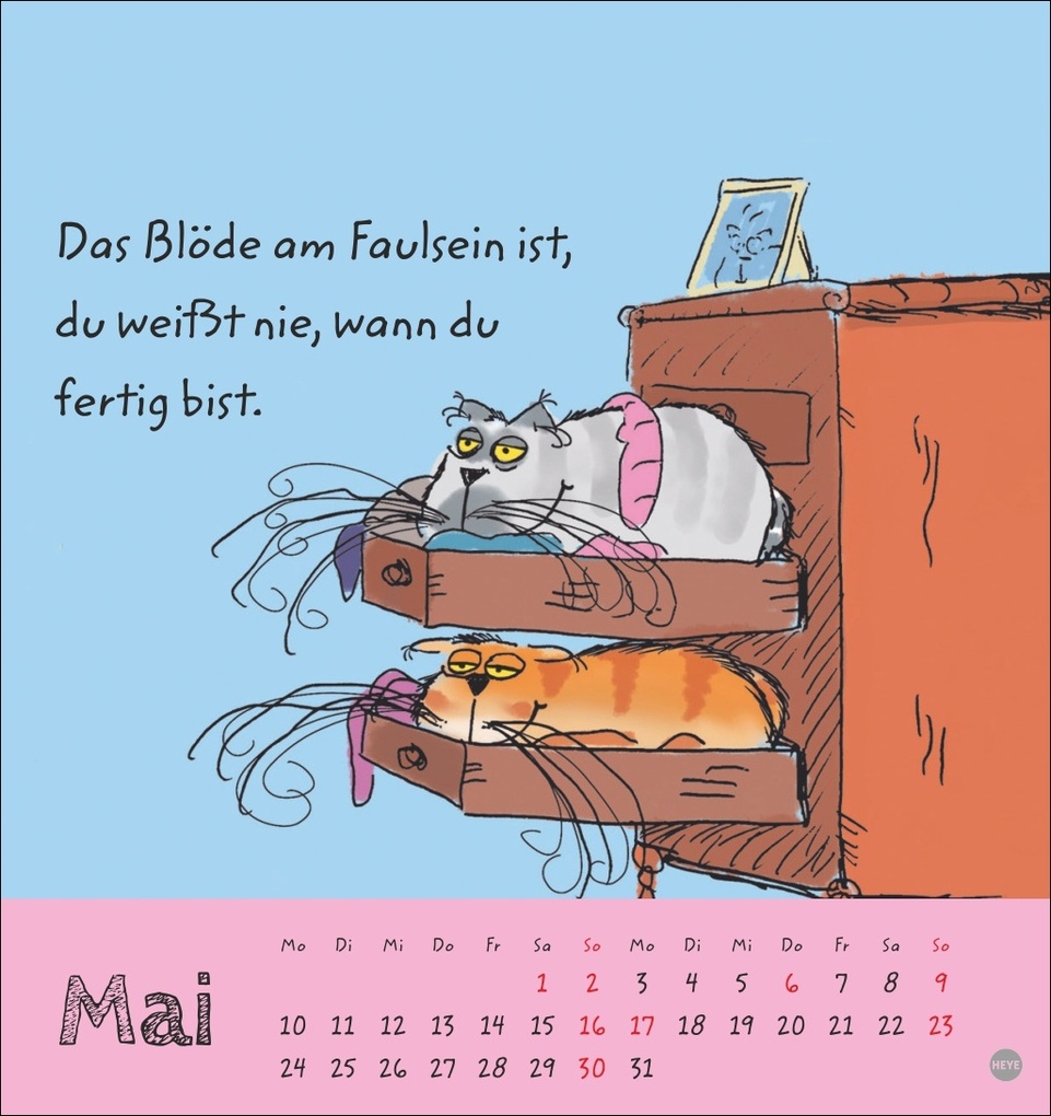 Weitere Ansicht: Catzz Postkartenkalender 2027 | Alexander Holzach