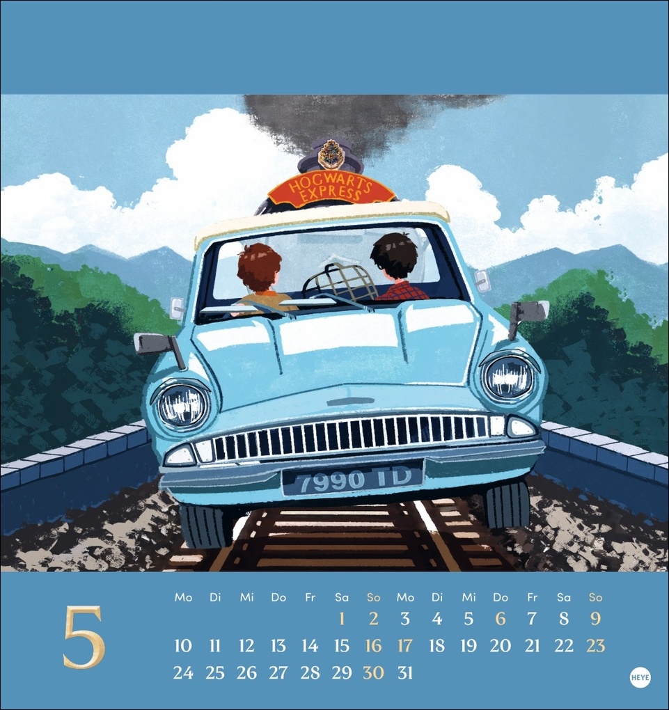 Weitere Ansicht: Harry Potter Postkartenkalender 2027