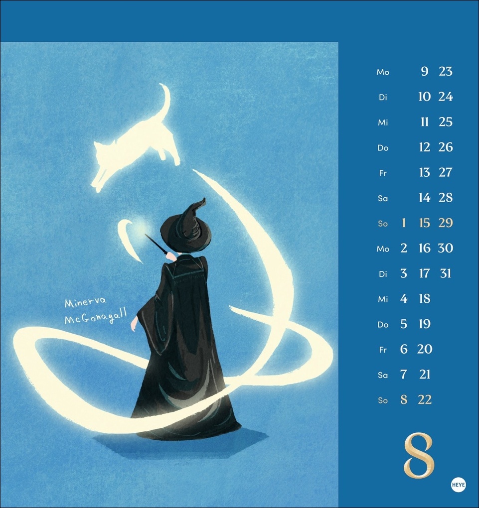 Weitere Ansicht: Harry Potter Postkartenkalender 2027