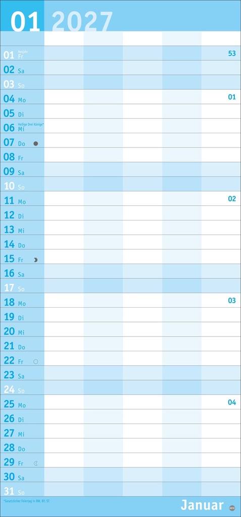 Weitere Ansicht: Basic Familienplaner 2027