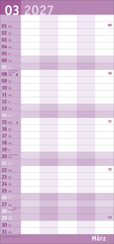 Weitere Ansicht: Basic Familienplaner 2027