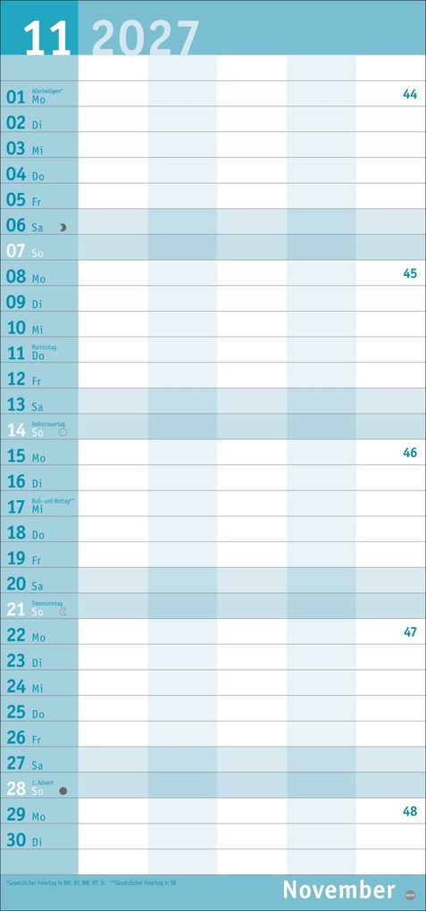 Weitere Ansicht: Basic Familienplaner 2027