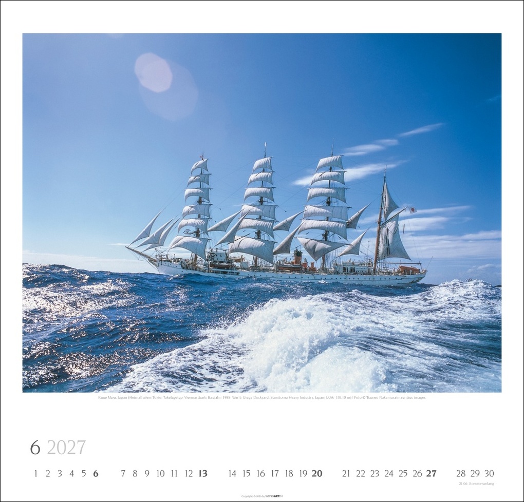 Weitere Ansicht: Tall Ships Kalender 2027