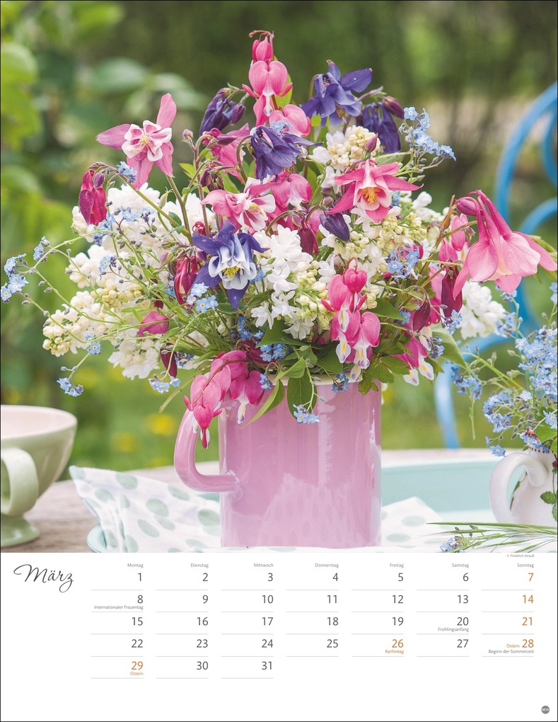 Weitere Ansicht: Bunter Blütenzauber Posterkalender 2027