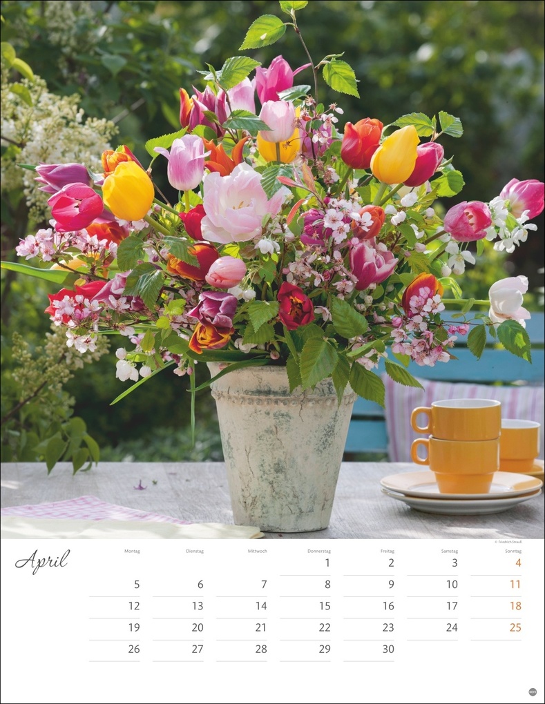Weitere Ansicht: Bunter Blütenzauber Posterkalender 2027