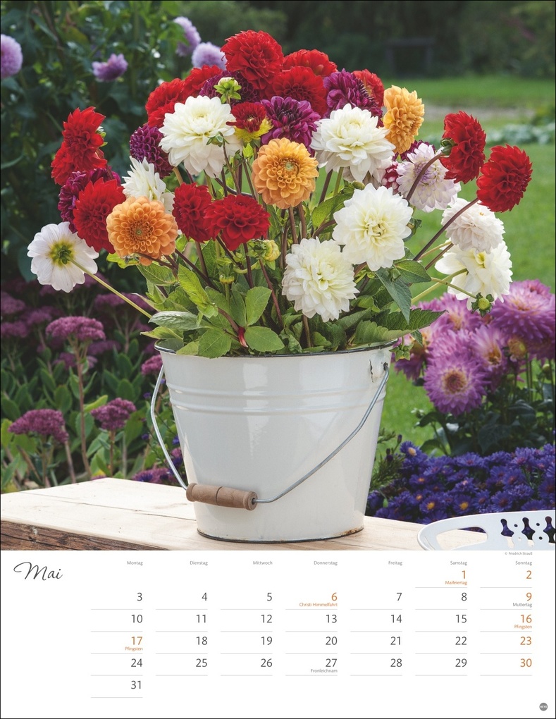 Weitere Ansicht: Bunter Blütenzauber Posterkalender 2027