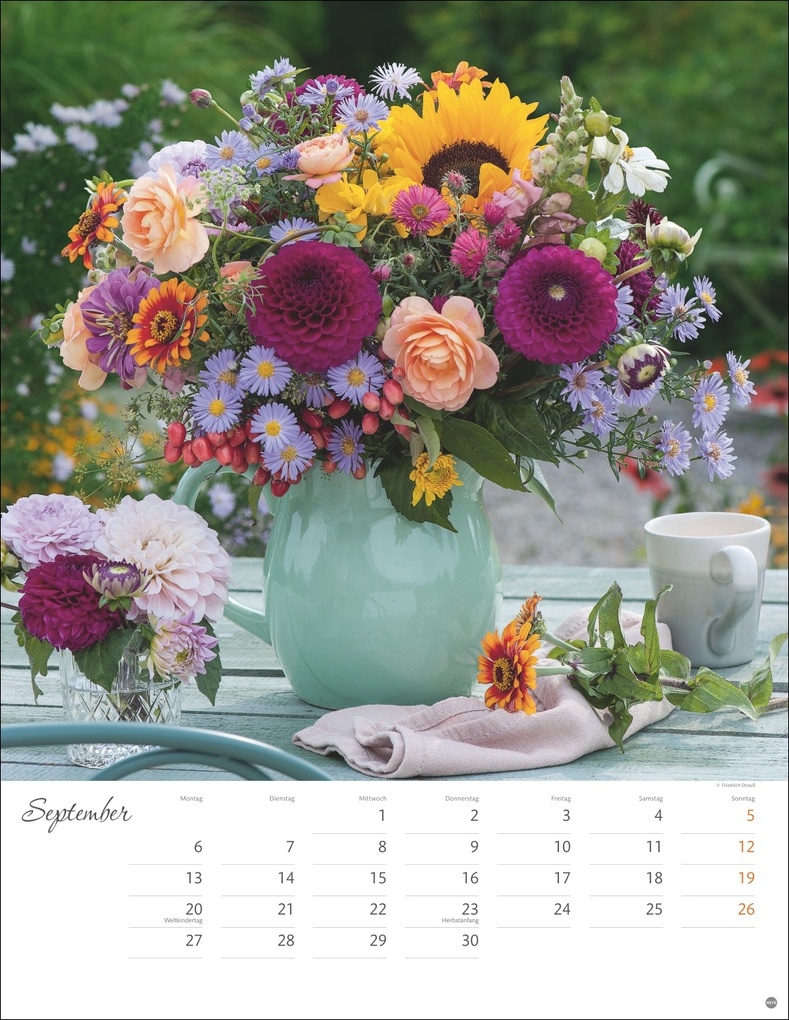 Weitere Ansicht: Bunter Blütenzauber Posterkalender 2027