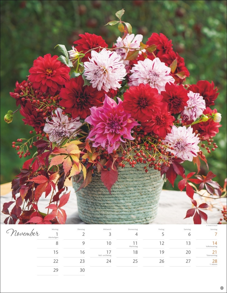 Weitere Ansicht: Bunter Blütenzauber Posterkalender 2027