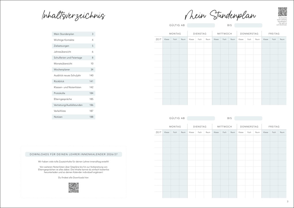 Weitere Ansicht: Lehrerkalender 2027