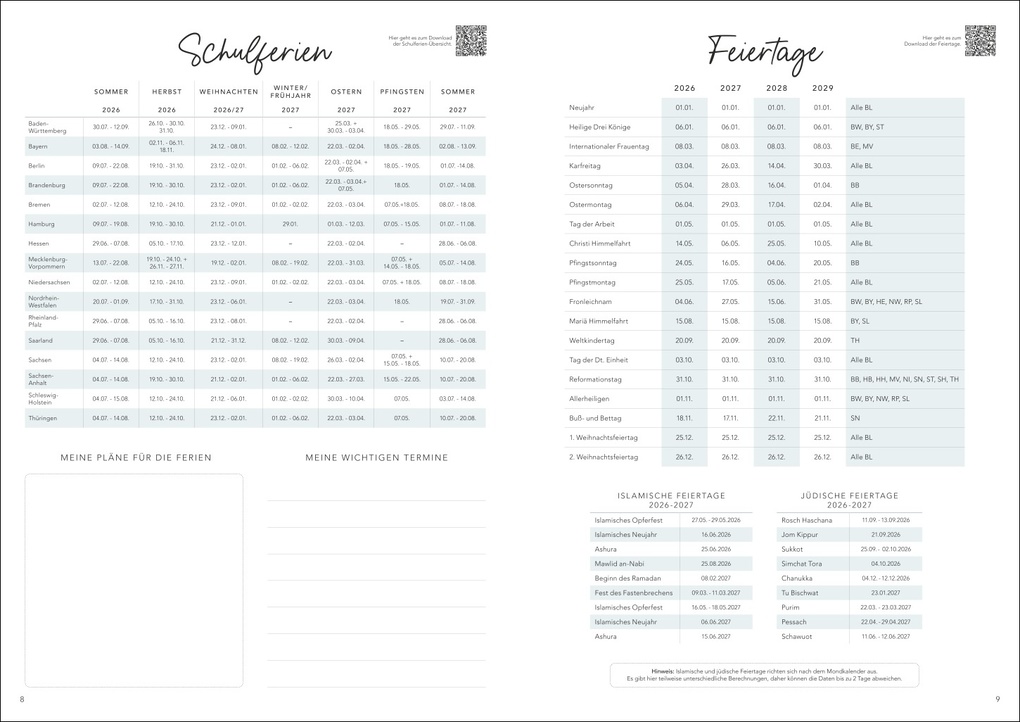 Weitere Ansicht: Lehrerkalender 2027