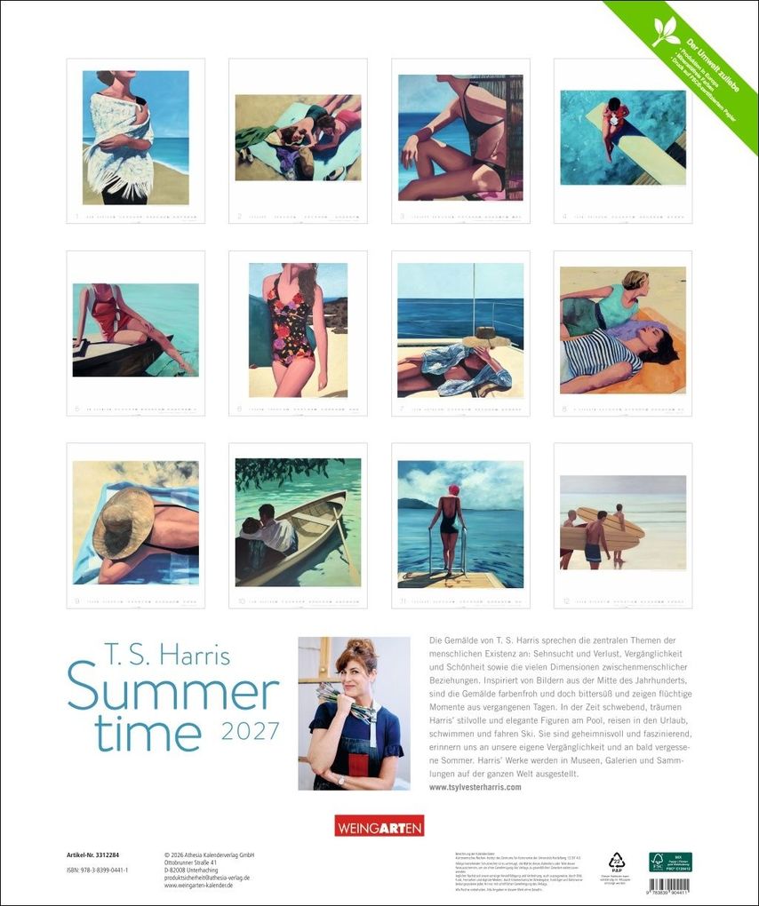 Weitere Ansicht: Summertime - T.S.Harris Kalender 2027 | T. S. Harris